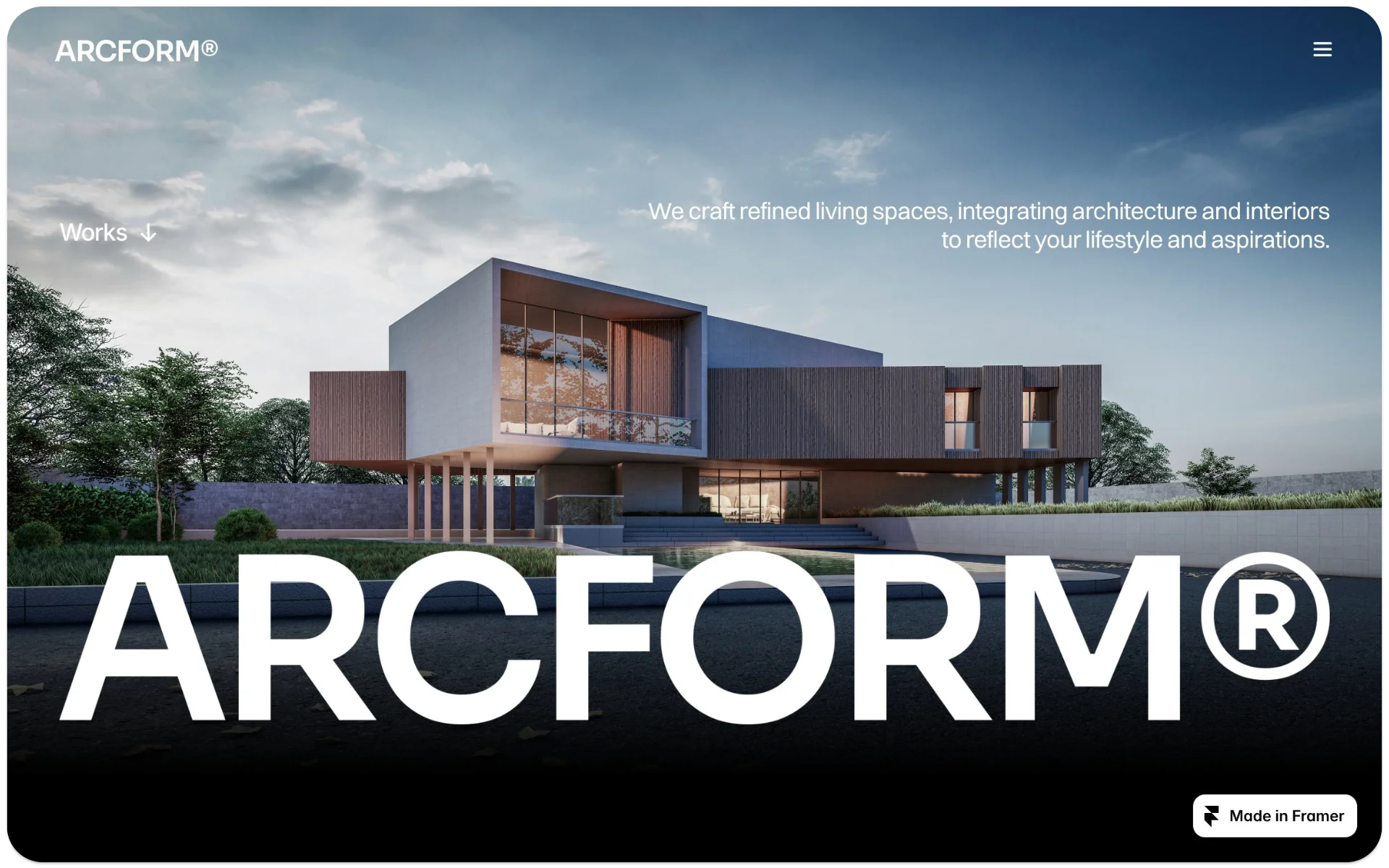 Arcform Architectural Portfolio & Creative Studio