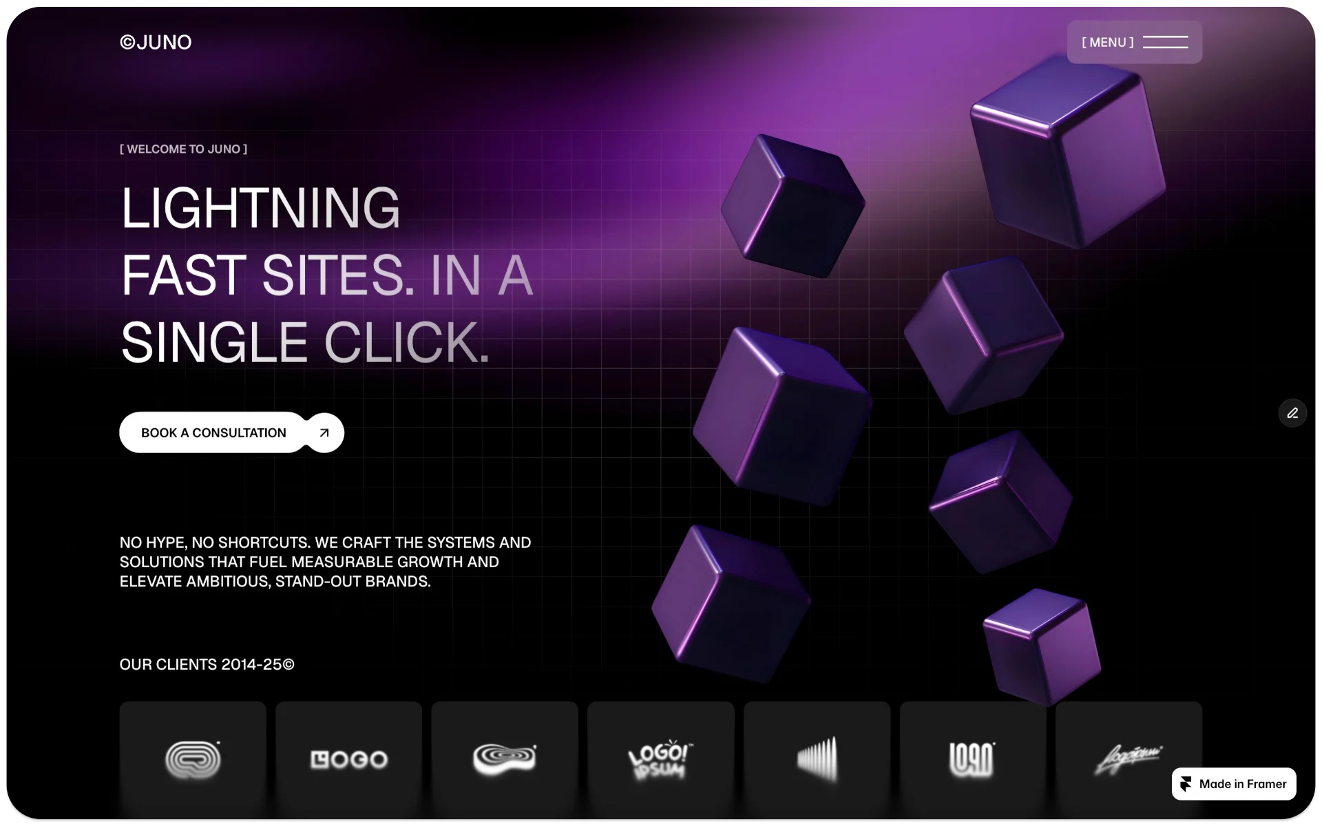 Juno Marketing & Agency Template