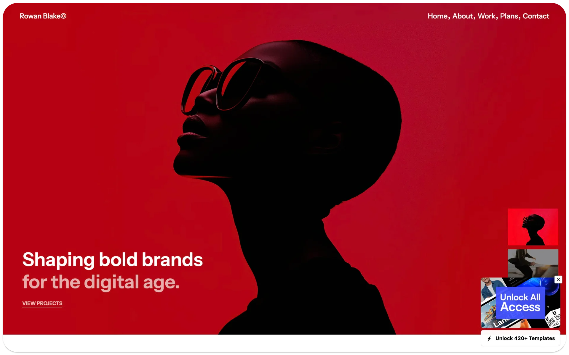 Rowan Portfolio & Agency Template