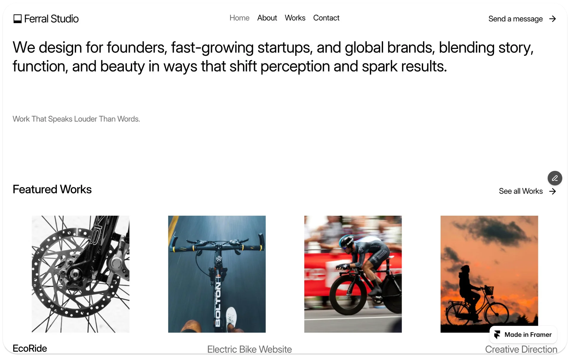 Ferral Studio Agency Template