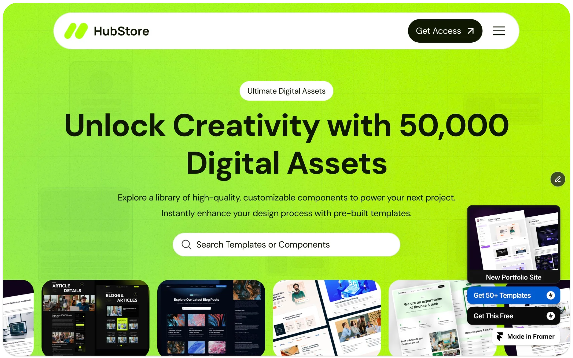 HubStore Digital Products & Membership Template