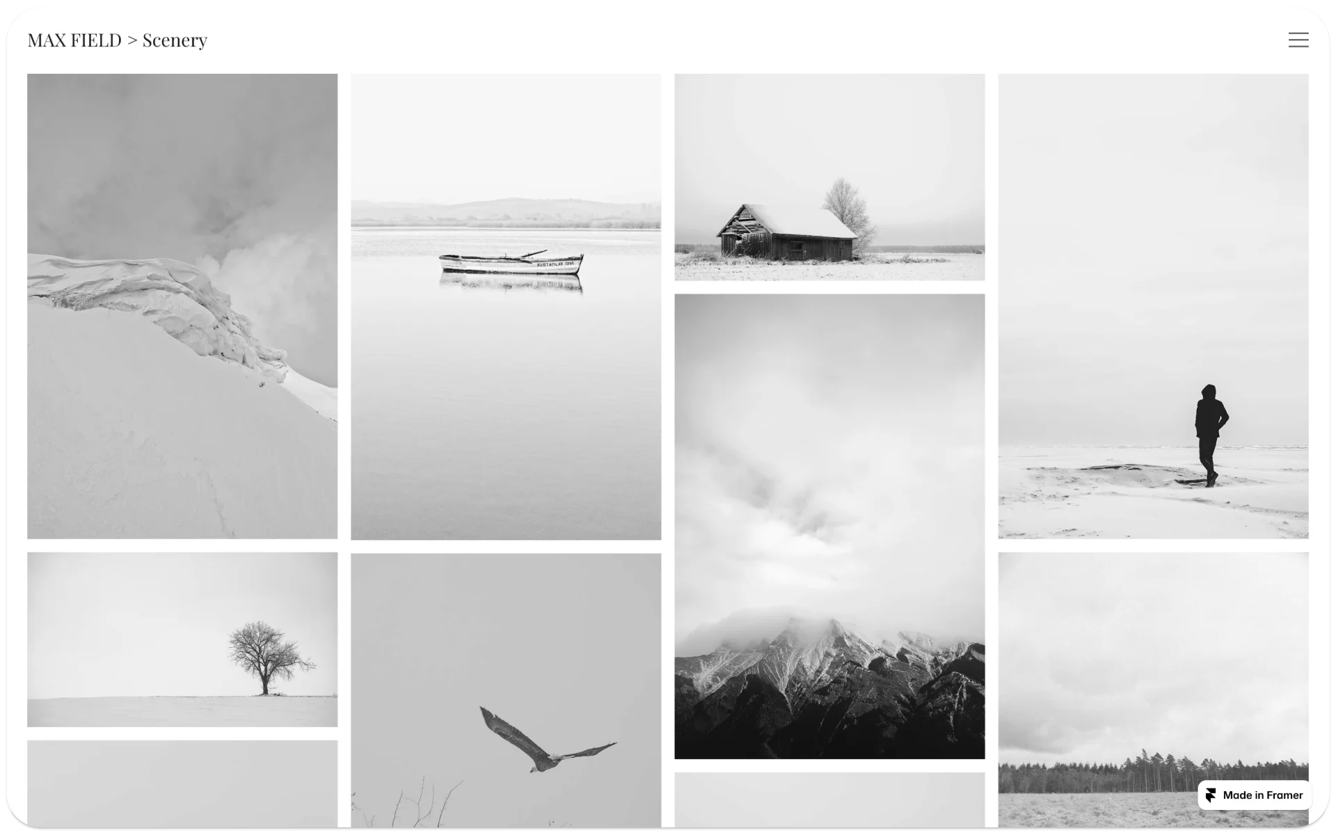 Focus Portfolio Framer Template